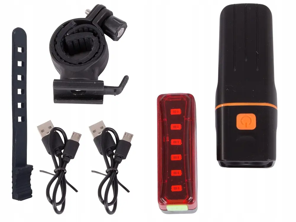 Велофонарь + габарит QX-T3206 (2xXML-T6 + габарит-6SMD) + PowerBank + microUSB (3 режима и 4 режима) - фото 10