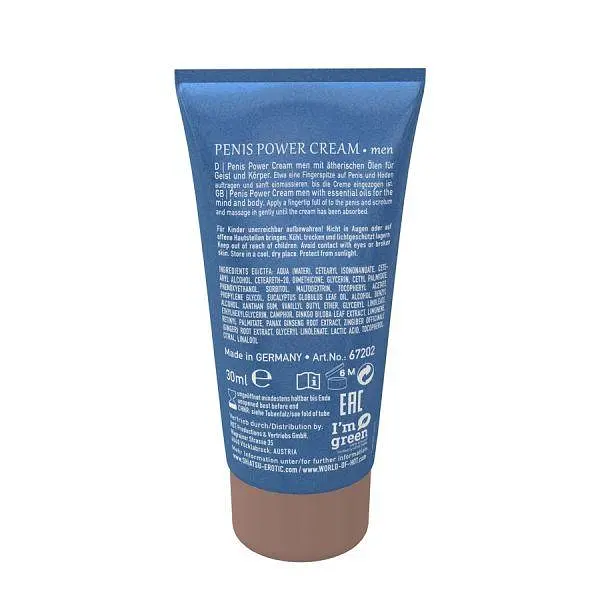Збудливий крем для чоловіків Shiatsu Power Cream, 30 мл - фото 4