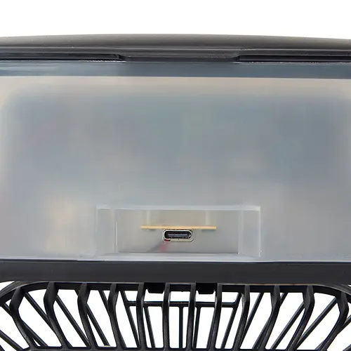 Вентилятор кондиціонер настольный увлажнитель спрей fan USB Type-C 5V 10W 21 × 26 × 9 см 600 мл (7927) - фото 6