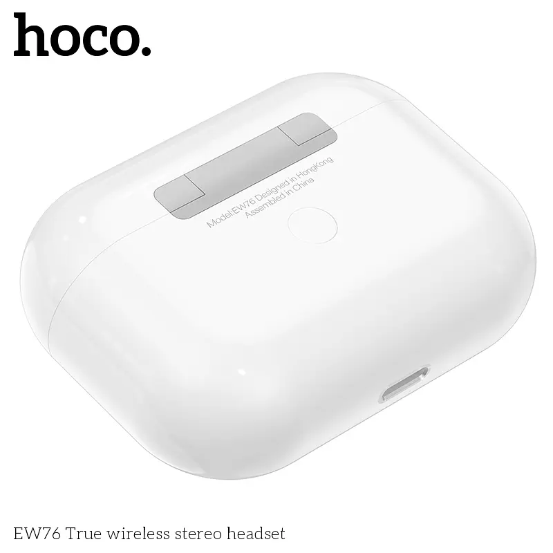 Беспроводные TWS наушники Hoco EW76 |BT5.4, 300/30mAh, 150/4h, Type-C, AC6983| вкладыши white - фото 6
