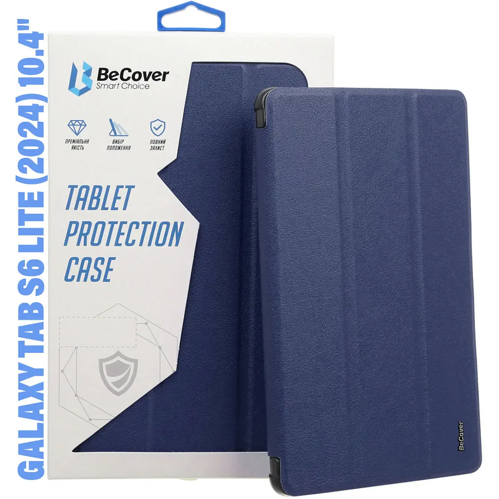 Чохол до планшета BeCover Smart Case Samsung Tab S6 Lite (2024) 10.4" P620/P625/P627 Deep Blue (710813) - фото 2