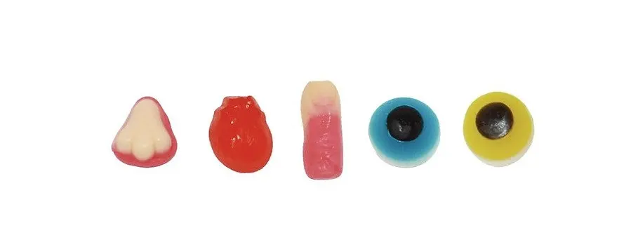 Желейні цукерки Amos Halloween Gummy Candy Body Parts 225 g - фото 3