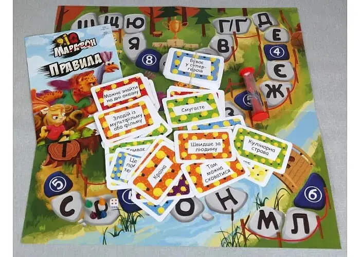 Настільна гра IQ Марафон Danko Toys Різнокольоровий shop (2000999643828) - фото 2