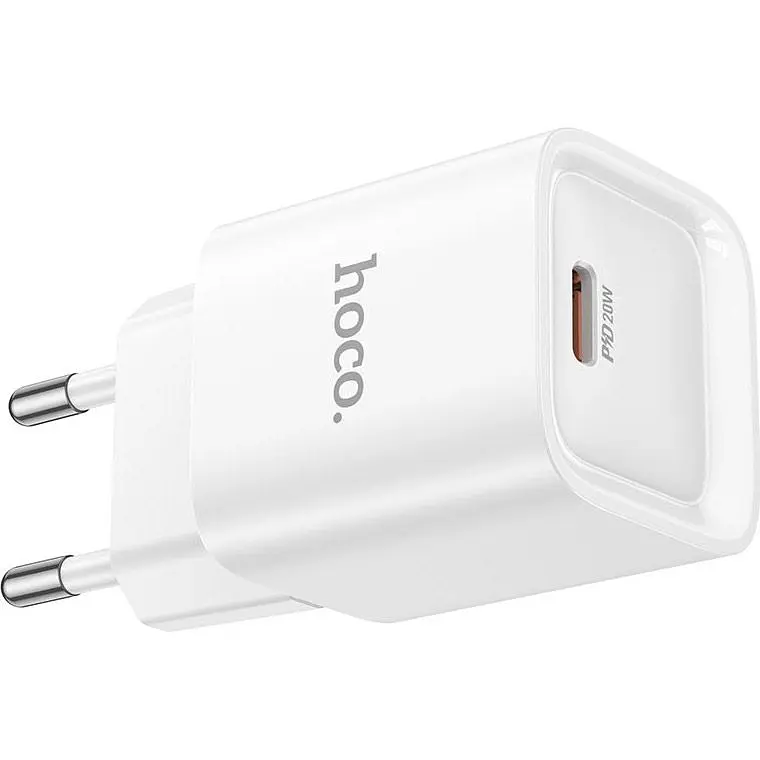Мережевий зарядний пристрій Hoco C146A Charm PD20W White (6942007630245) [173053] - фото 3