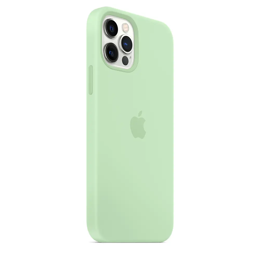 Чохол Silicone Case з MagSafe для Apple iPhone 12 / 12 Pro (Pistachio) ААА [57147] - фото 3