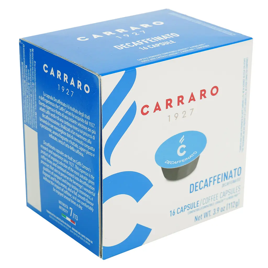 Кава в капсулах Carraro Lavazza A Modo Mio Decaffeinato, 16 капсул - фото 3