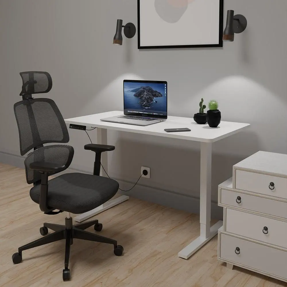 Комплект Mealux PowerDesk Lite Black + Leo Air Plus Black (EVO-201 Lite W/W +Y 546 KB) - фото 4