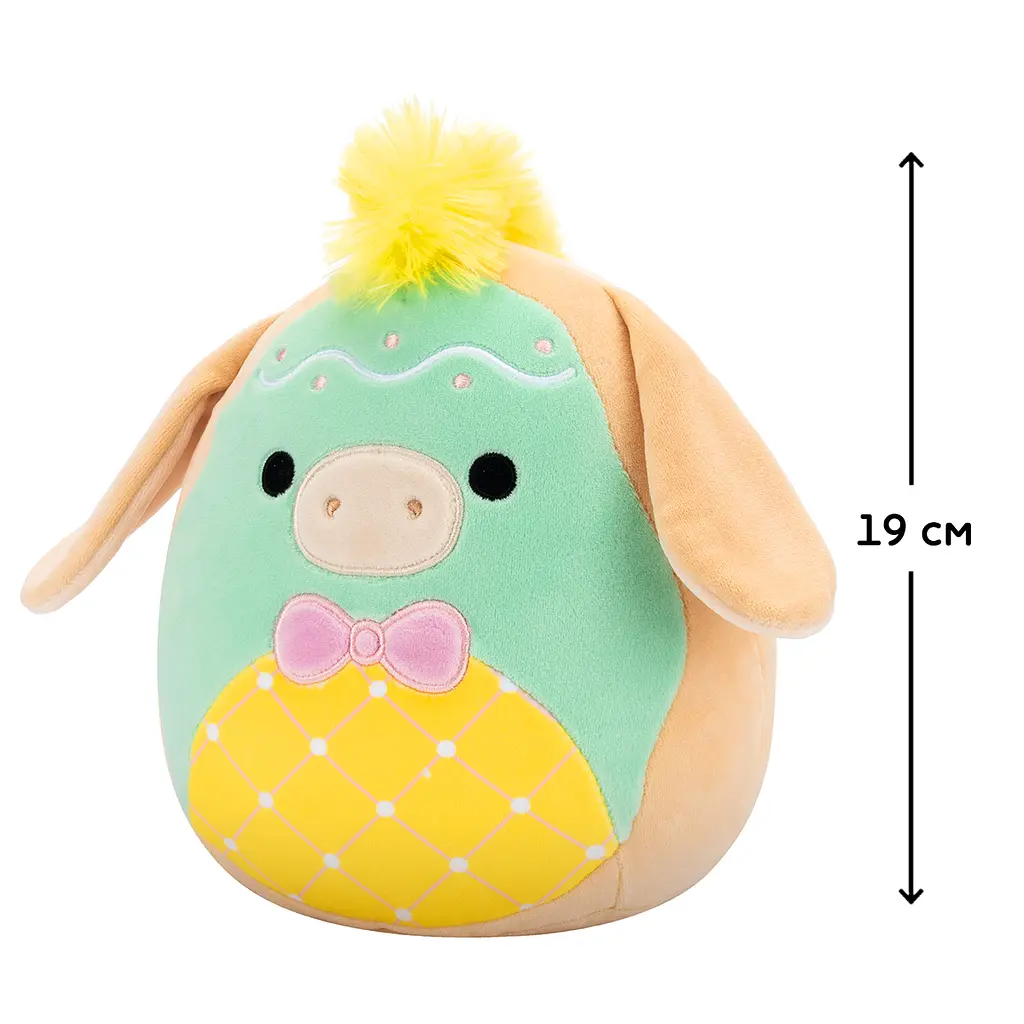 Мягкая игрушка Squishmallows Пастельный Ослик 19 см (SQER01205) - фото 6