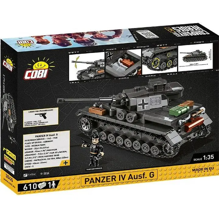 Конструктор Cobi Company of Heroes 3 Танк Panzer IV, масштаб 1:35, 610 деталей (COBI-3045) - фото 2