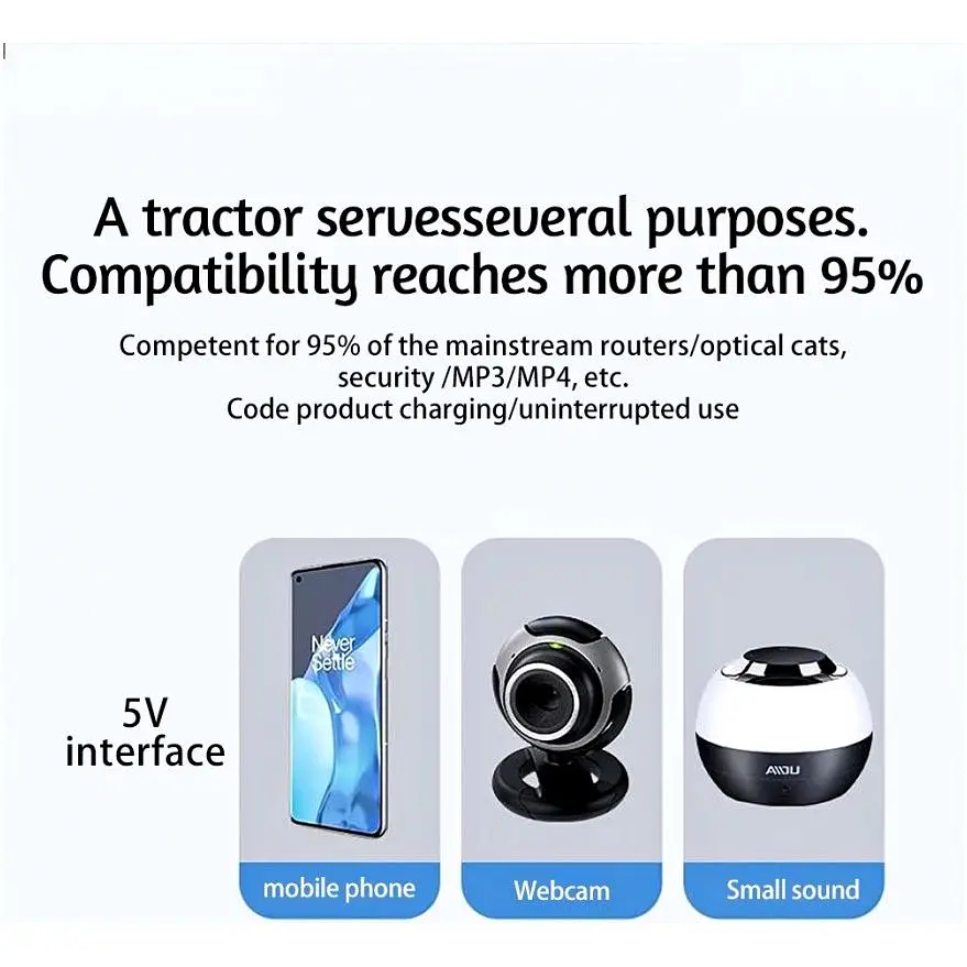 ИБП UPS DC1018L POE под заменные АКБ 18650 4 шт. дизайн 2 Black - фото 10