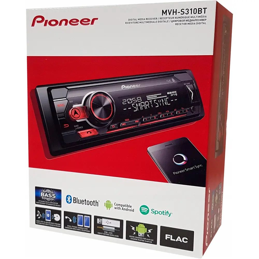 Автомагнитола Pioneer MVH-S320BT [85539] - фото 5
