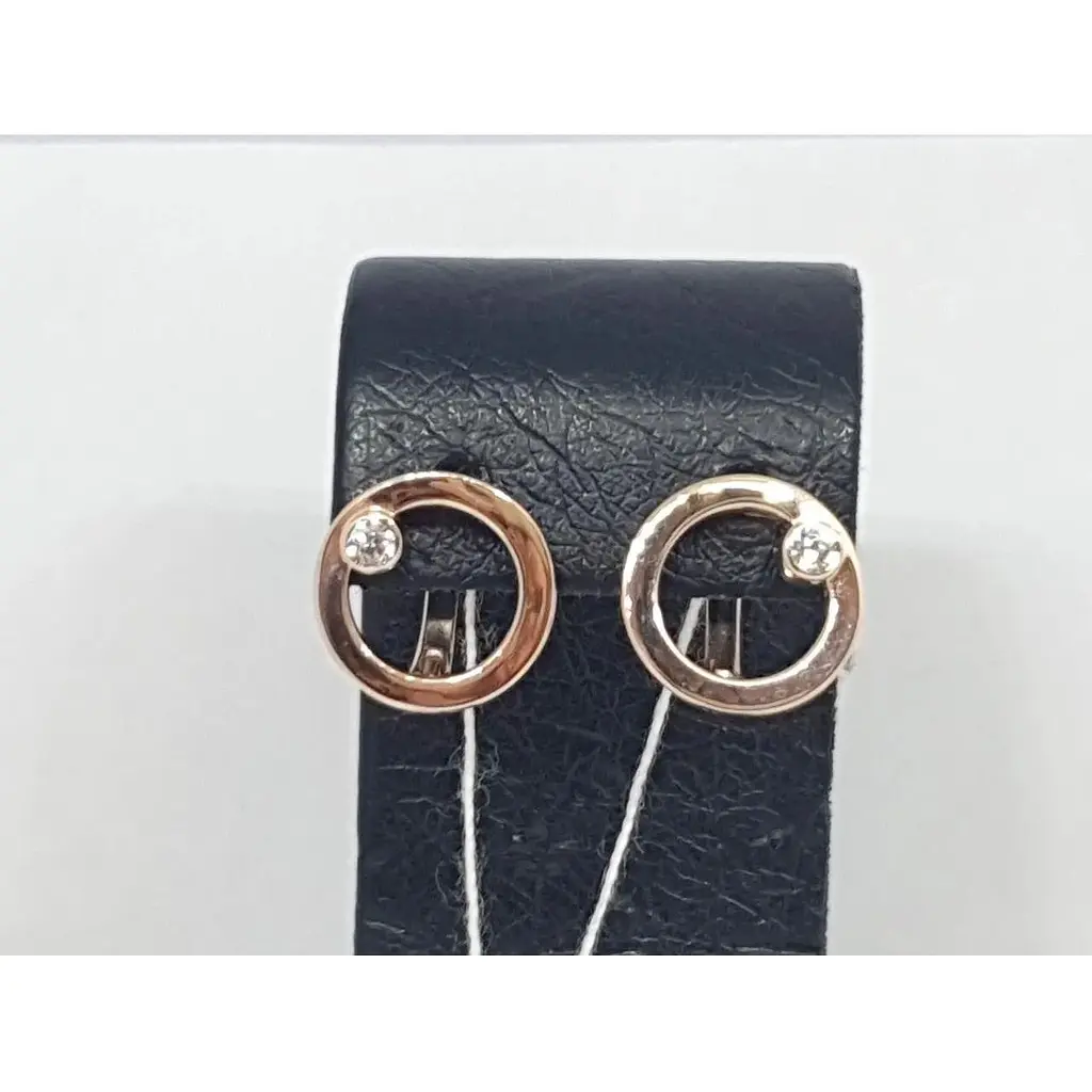 Золотые серьги Семейные драгоценности с фианитами. 1720570 - фото 3