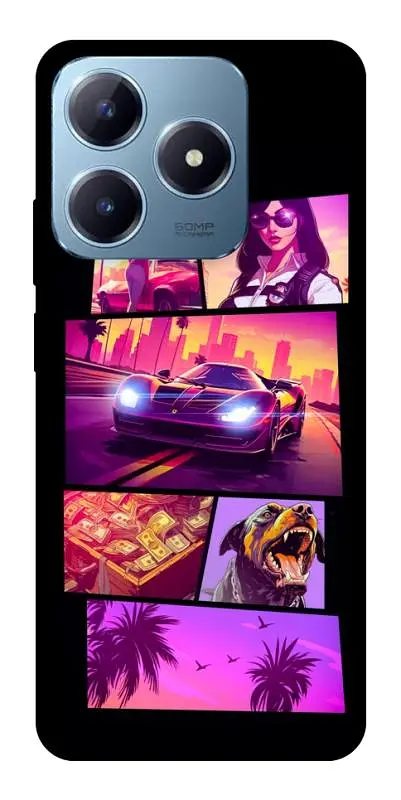 TPU чохол Demsky GTA vibes для Realme C63 4G