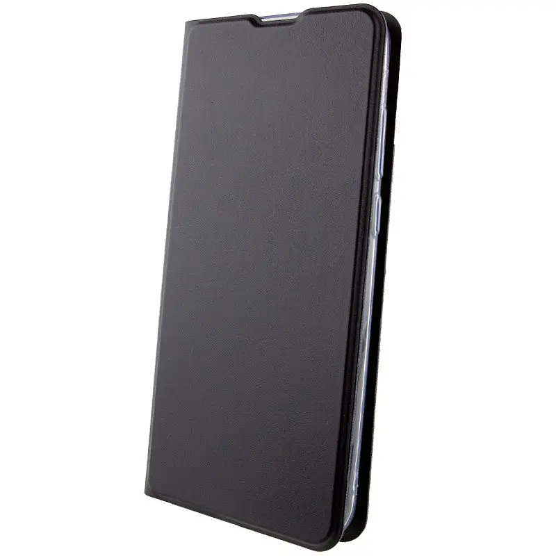 Кожаный чехол-книжка GETMAN Elegant (PU) для Oppo A17k Черный - фото 2