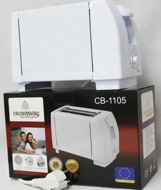 Тостер Crownberg CB-1105, 750 Вт - фото 3