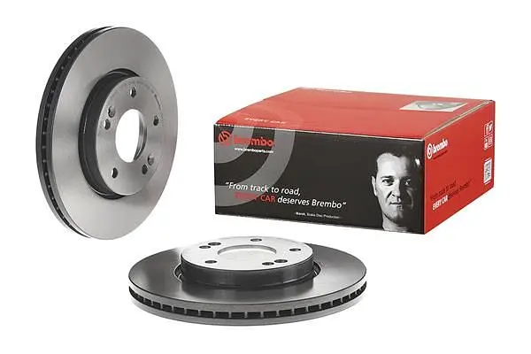 Диск гальмівний вентильований Kia Carens III, Optima III 04-23р Brembo (09.B551.11) - фото 2