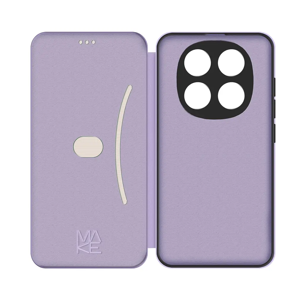 Чохол-книжка MAKE Xiaomi Redmi Note 14 Pro 5G/Poco X7 Flip Lavender Purple - фото 4