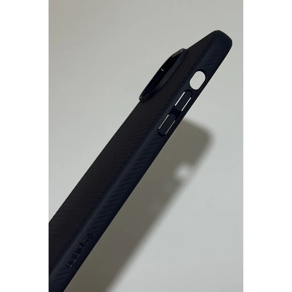 Оригинальный противоударный чехол Spigen Liquid Air Armor для iPhone 15 Plus/14 Plus Navy Blue ACS06651 - фото 3