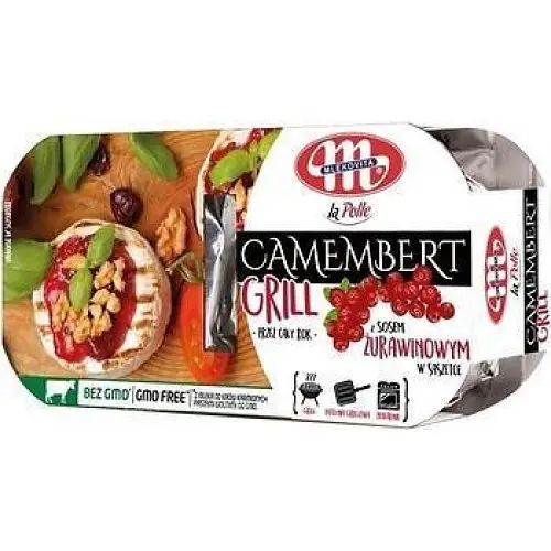Сир Камамбер гриль Mlekovita Camambert Grill з соусом з журавлини 230 г