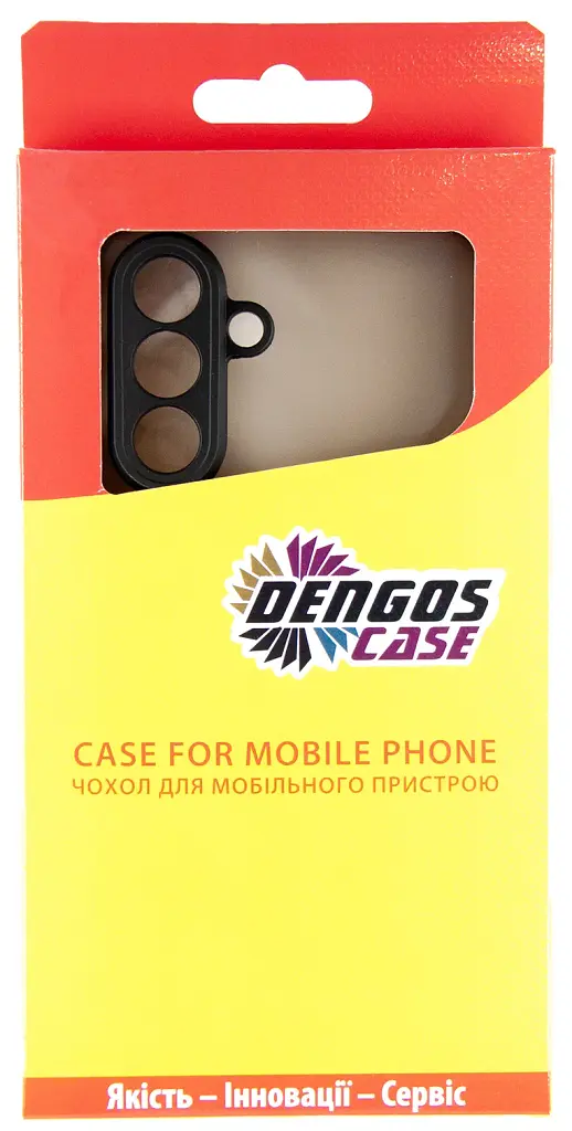 Чохол до мобільного телефона Dengos Kit Samsung Galaxy A56 Matte + glass (Black) (DG-KM-141) - фото 4