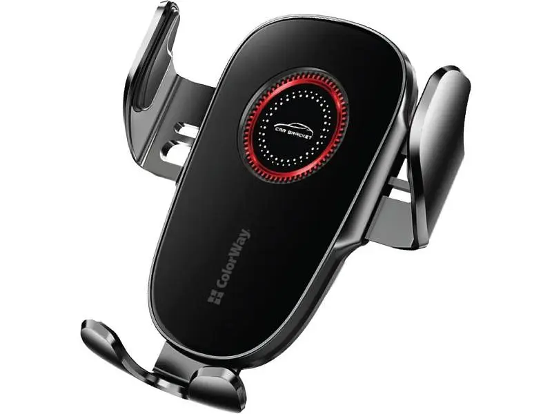 Автомобільний тримач для смартфона ColorWay ClampSnap Holder Black (CW-CHMH19-BK) - фото 2