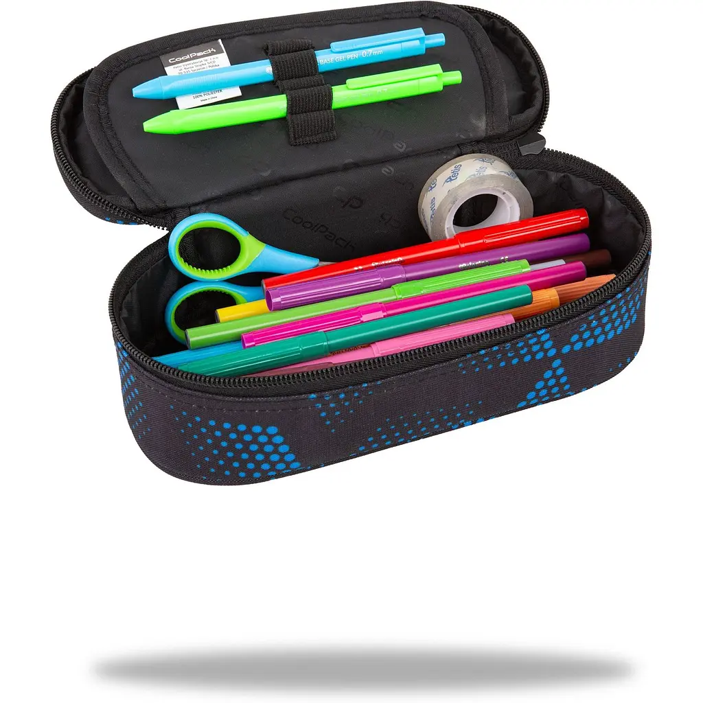 Пенал на блискавці CoolPack Campus Bishi з органайзером для ручок 23x9x5 см (F062919) - фото 2