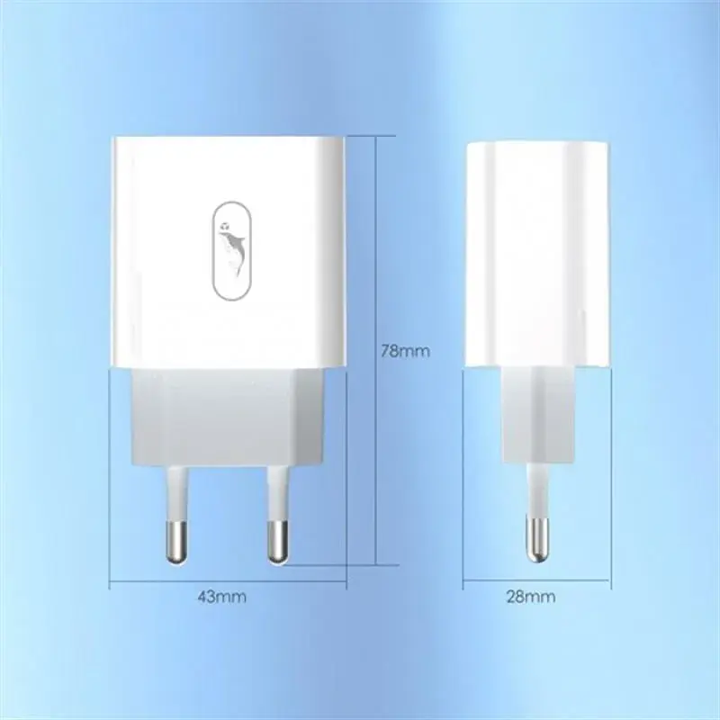 Зарядний пристрій SkyDolphin SC20 PD+QC3.0 (2USB, 3A) White (SDMZP-000121) - фото 4