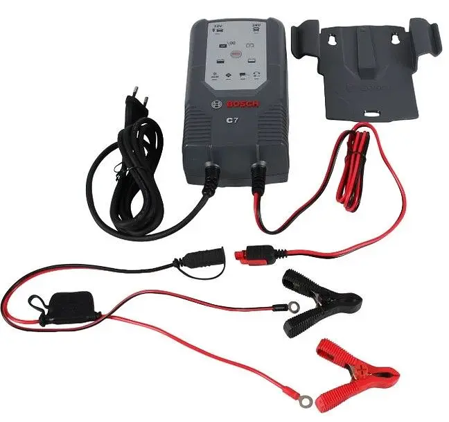 Зарядний пристрій автомобільного акумулятора Bosch C7 12-24V 14–230 A/год (0 189 999 07M) - фото 2
