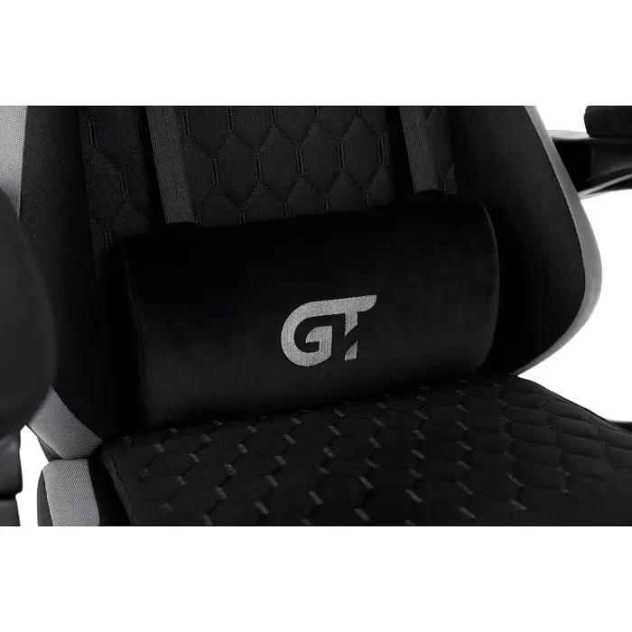 Геймерське крісло GT Racer чорне із сірим (X-2324 Fabric Black/Gray) - фото 4