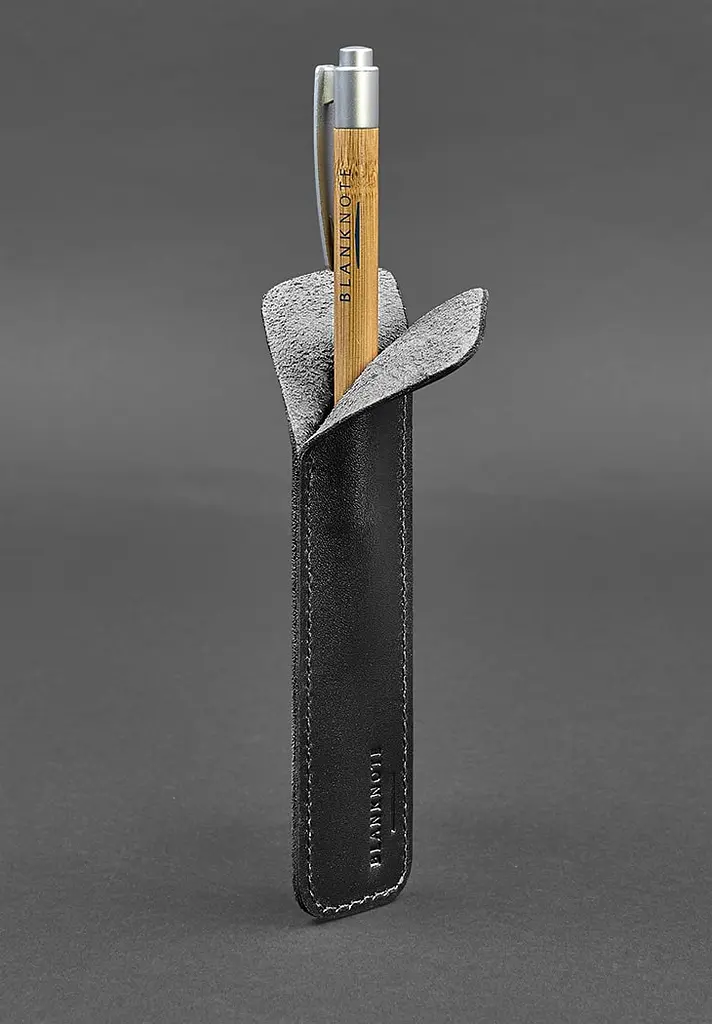 Шкіряний чохол для ручки 2.0 Чорний - фото 4