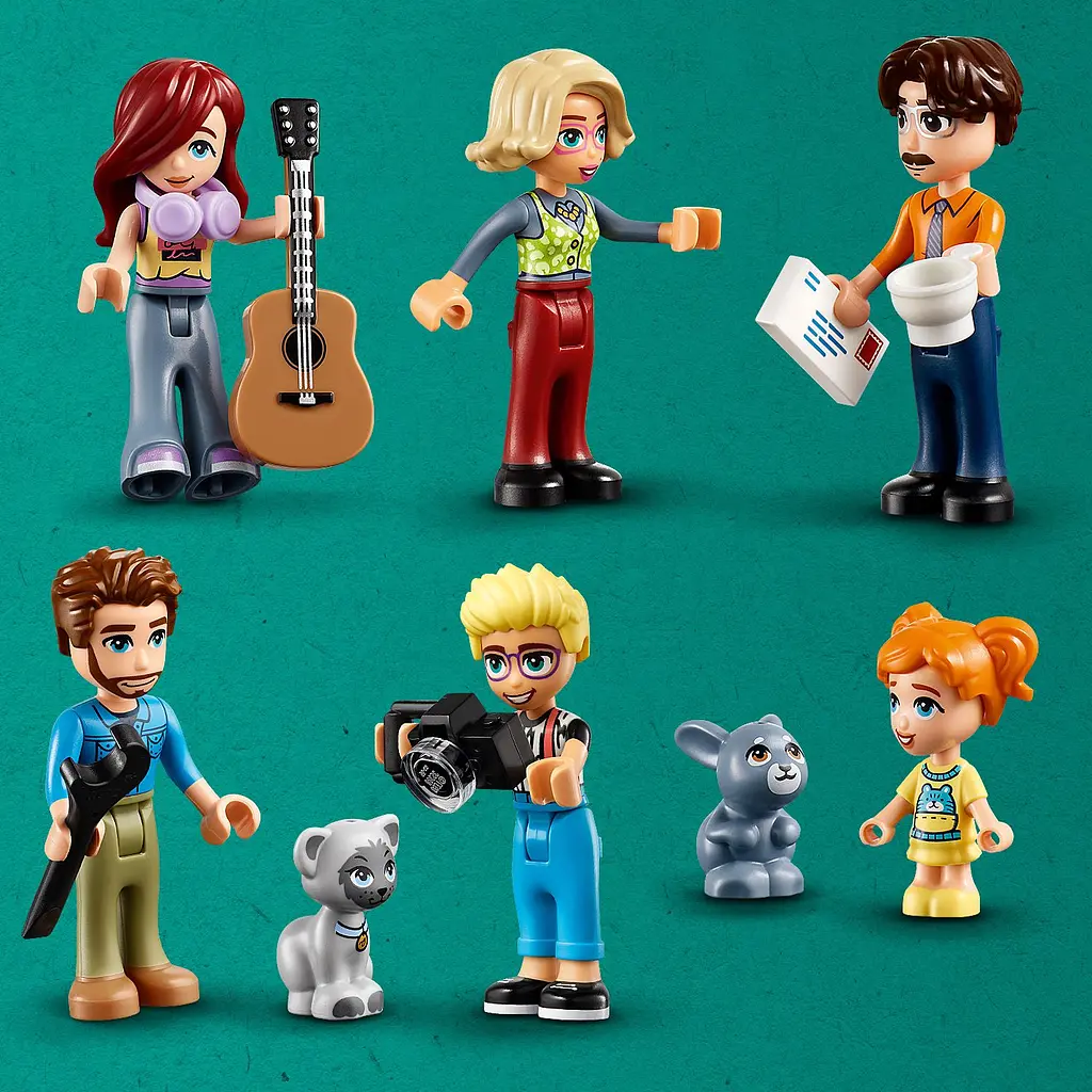 Уцінка. Конструктор LEGO Friends Родинні будинки Оллі й Пейслі 1126 деталі (42620)  - фото 5