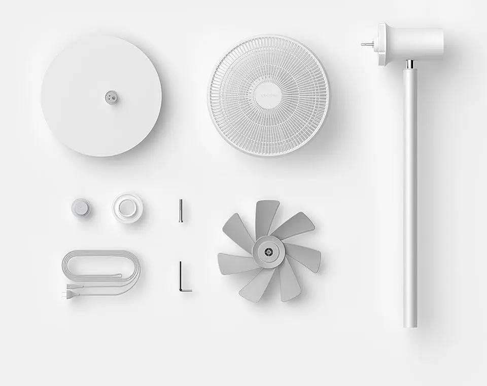 Вентилятор XiaomiSmartMi Standing Fan 2 ZLBPLDS04ZM White - фото 6