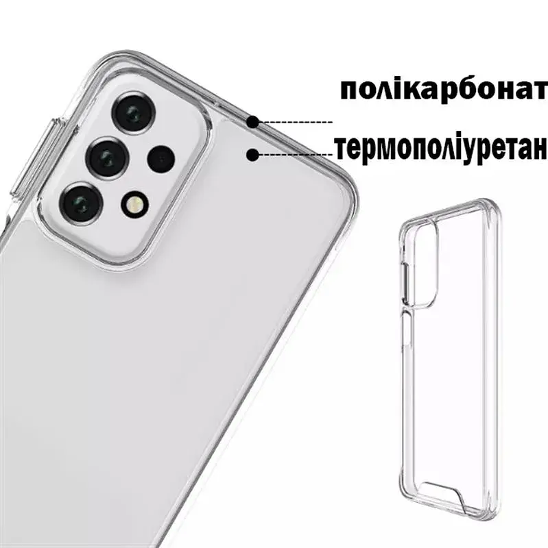 Чохол-накладка BeCover Space Case для Samsung Galaxy A23 SM-A235 Transparancy (707805) - фото 2