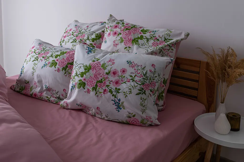 Комплект постільної білизни ТЕП Soft dreams Floral Dream полуторний білий з рожевим (2-03857_25838) - фото 3