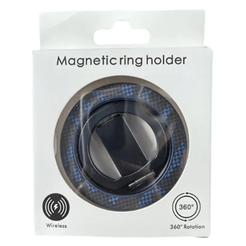 Магнитное кольцо-держатель Epik MagSafe Multi-Stand Black - фото 5