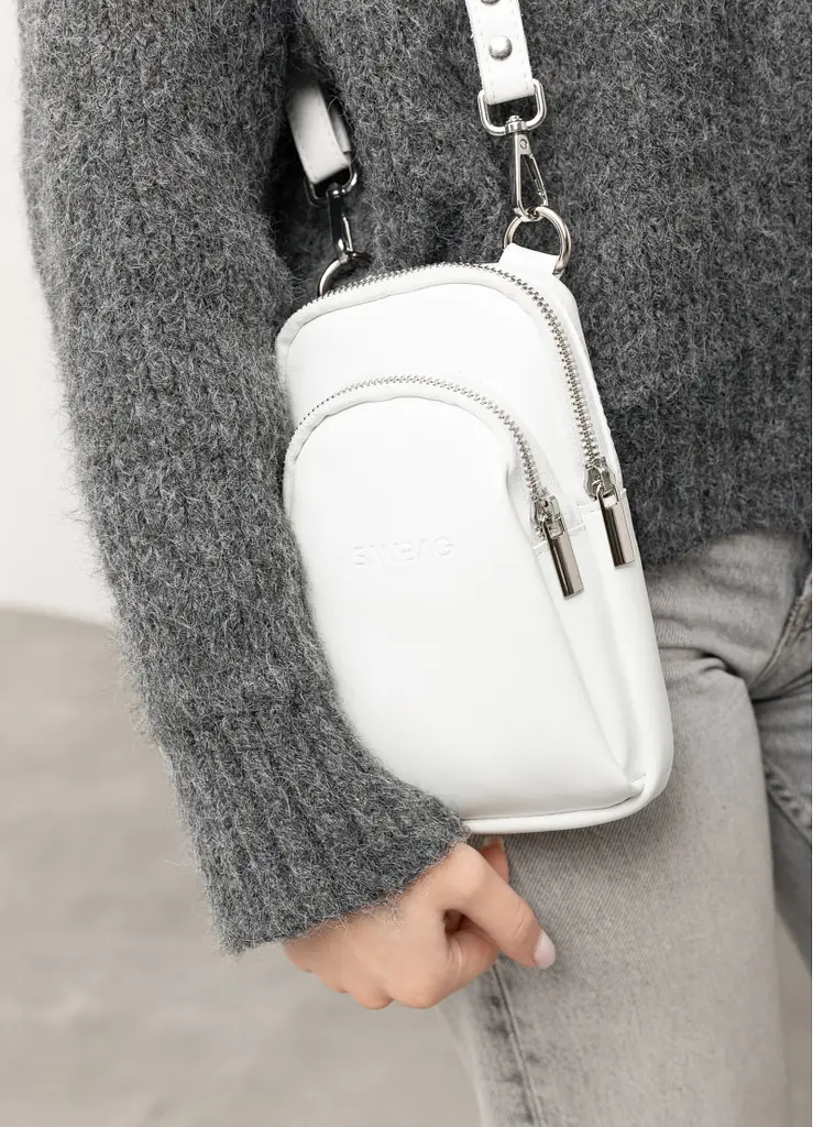 Жіноча сумка Sambag Modena біла 19 х 11 х 3 см (96193008) - фото 4