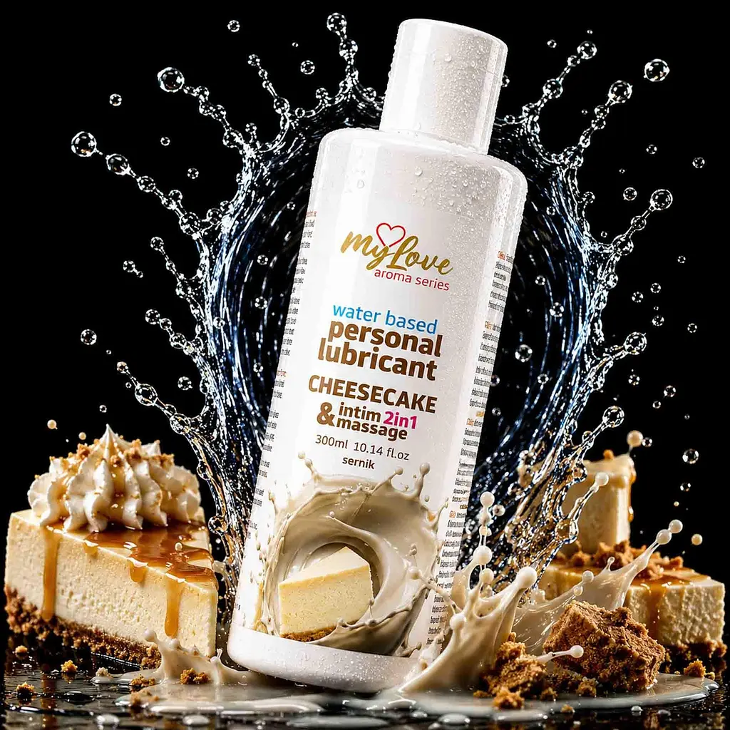 Лубрикант MyLove Aroma Series IntimMassage 2in1 Cheesecake, 300 мл - фото 2