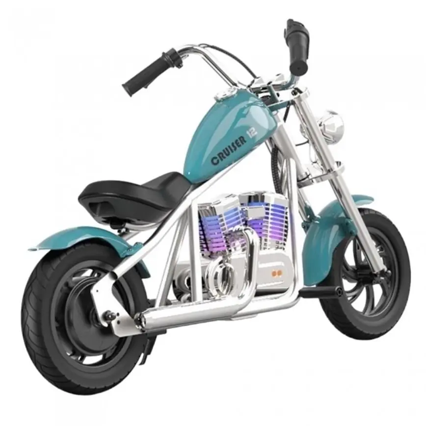 Дитячий електромотоцикл Hyper Gogo Cruiser 12 Plus з додатком 24 В, Green (785034006821) - фото 7