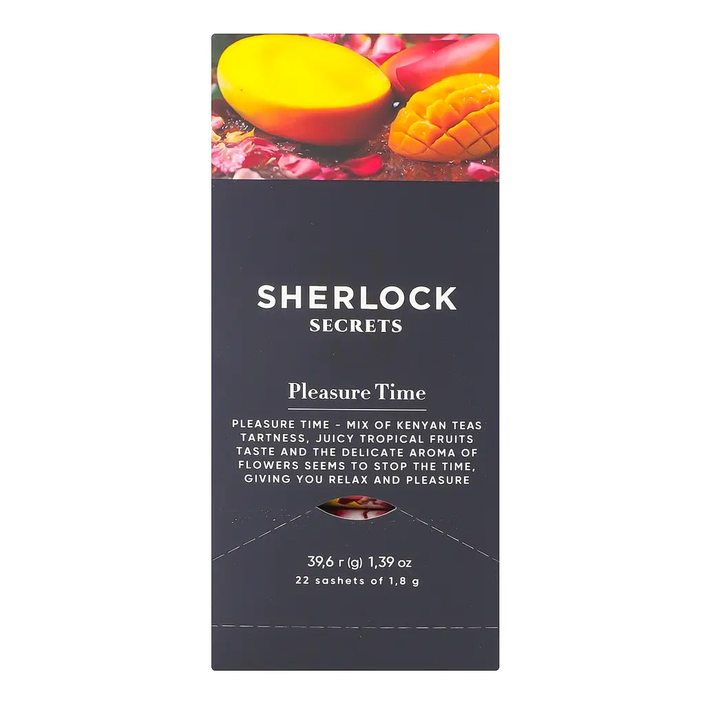 Чай черный Sherlock Secrets Pleasure Time 39.6 г (22 шт x 1.8 г) - фото 6