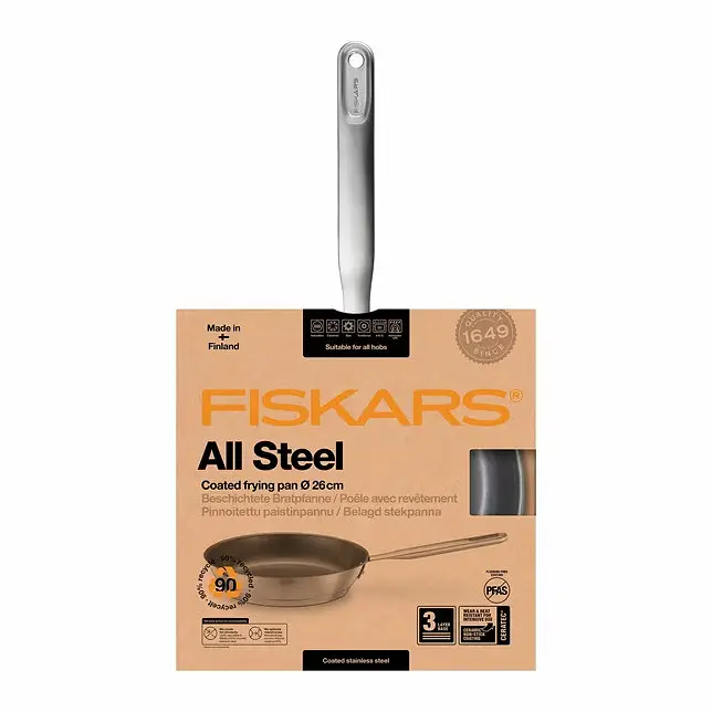 Сковорода Fiskars All Steel 26 см 1064744 - фото 11