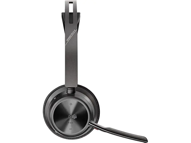 Гарнітура Poly комп'ютерна стерео On-ear Voyager Focus 2-M з підставкою для заряджання USB-A Bluetooth Microsoft Teams чорний (77Y87AA) - фото 5
