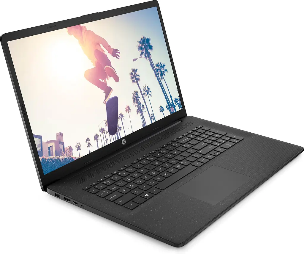 Ноутбук HP 17-cn0018ru 17.3FHD IPS AG/Intel i5-1135G7/8/1000+256F/NVD350-2/W10/Black (4F793EA) - фото 3