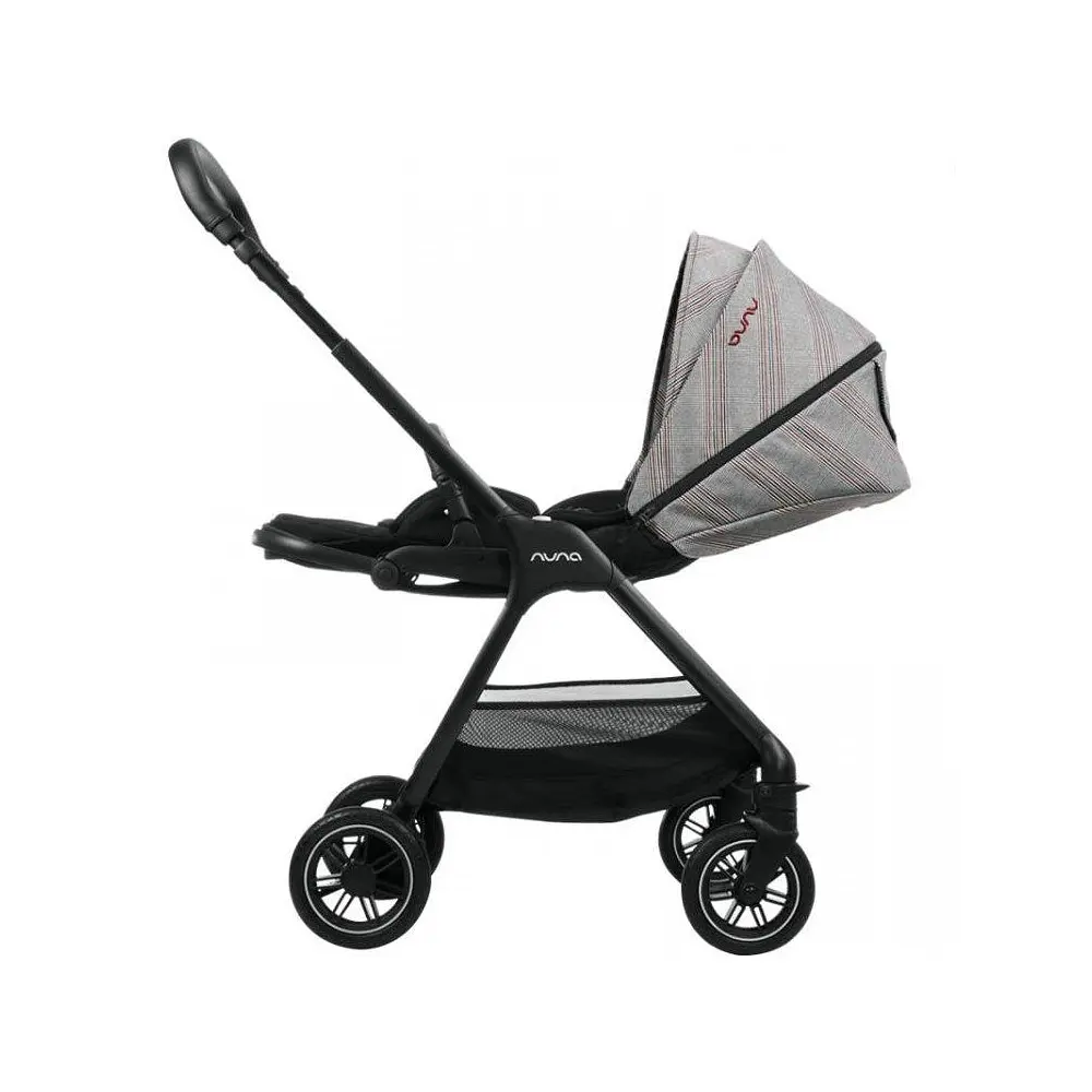 Универсальная коляска 2 в 1 Nuna Triv Limited Collection Ellis, черный в клеточку (ST12007/CC12402ELLGL) - фото 4