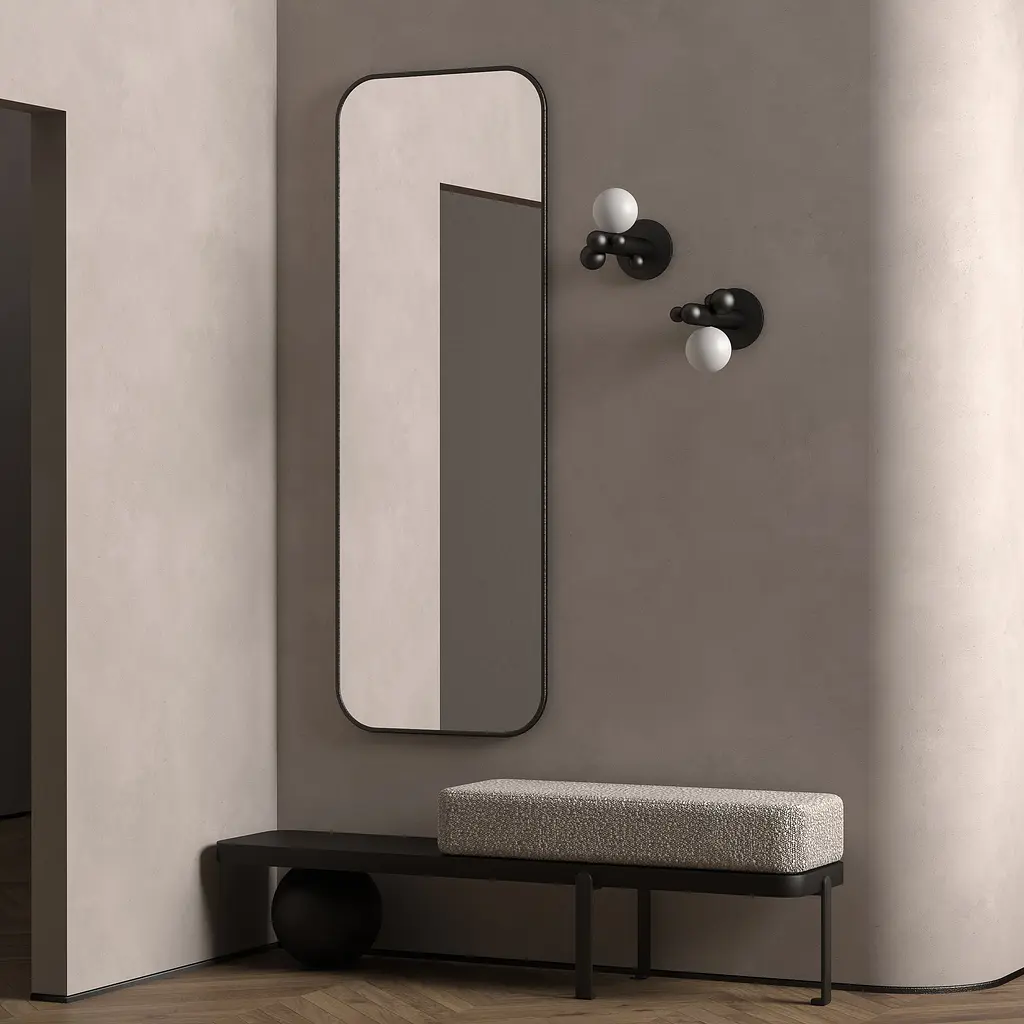 Настенное бра Babich Studio Lunar B Black (RAL 9005) - фото 6