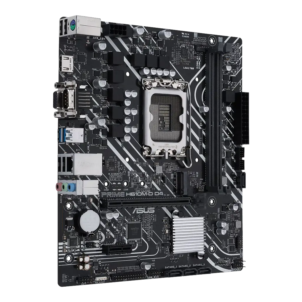 Материнська плата Asus H610M-D Prime D4 LGA 1700 (PRIME H610M-D D4) - фото 2