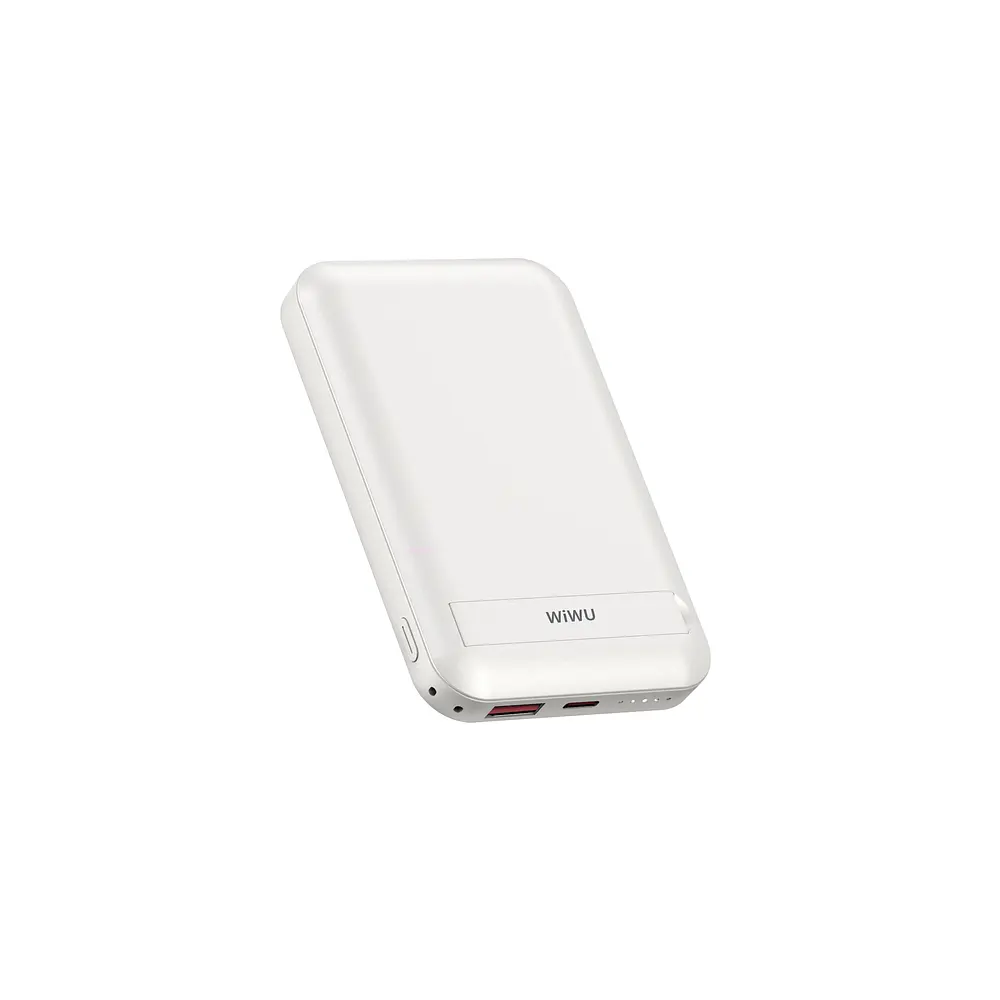 Зовнішній акумулятор Wiwu Snap Cube- Magnetic Wireless Charger Power Bank 10000mAh SC1000WHT (3C) White (6973218947020) - фото 3