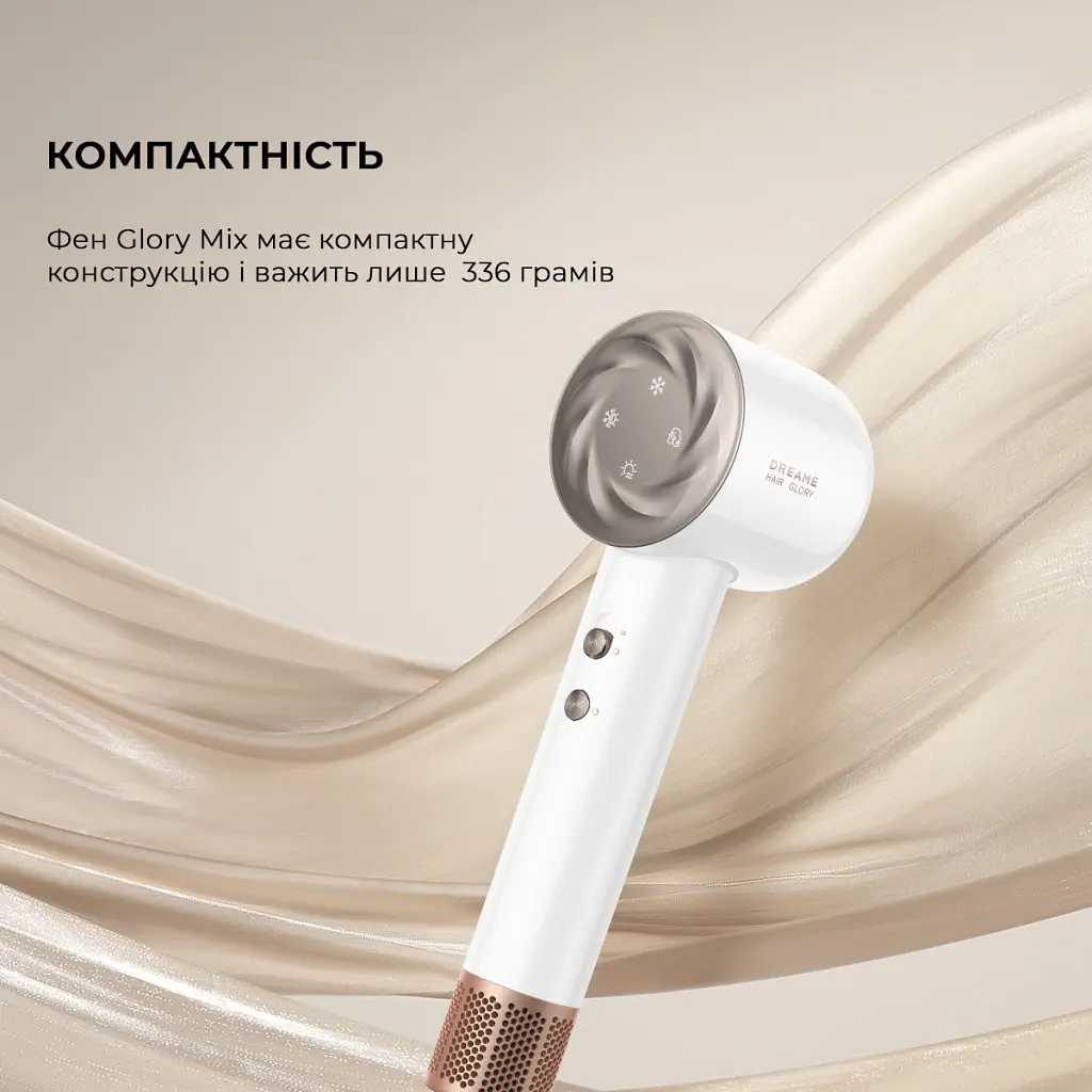 Фен Dreame Glory Mix White (AHD18-WH) - фото 7