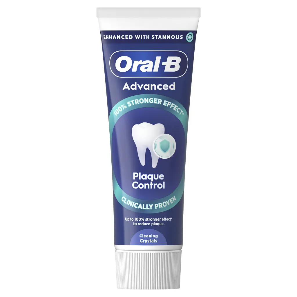 Зубна паста Oral-B Advanced Проти зубного нальоту з очищувальними кристалами 75 мл (8006530091084)