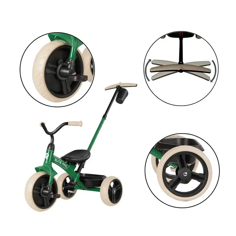 Велосипед триколісний дитячий Elite Pro Green - фото 4