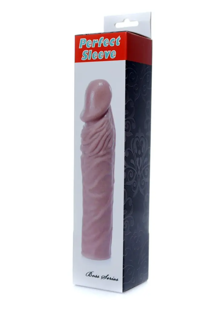 Насадка на член Boys Of Toys B-Series Perfect Sleeve Mulatto, +7 см (коричневий) - фото 7